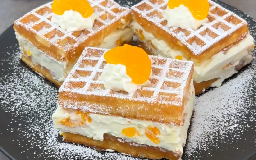 No Bake Waffelkuchen