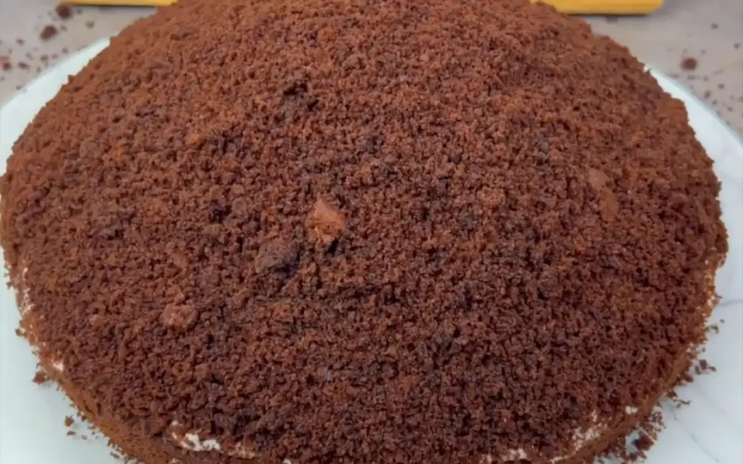 Maulwurfkuchen mit Banane