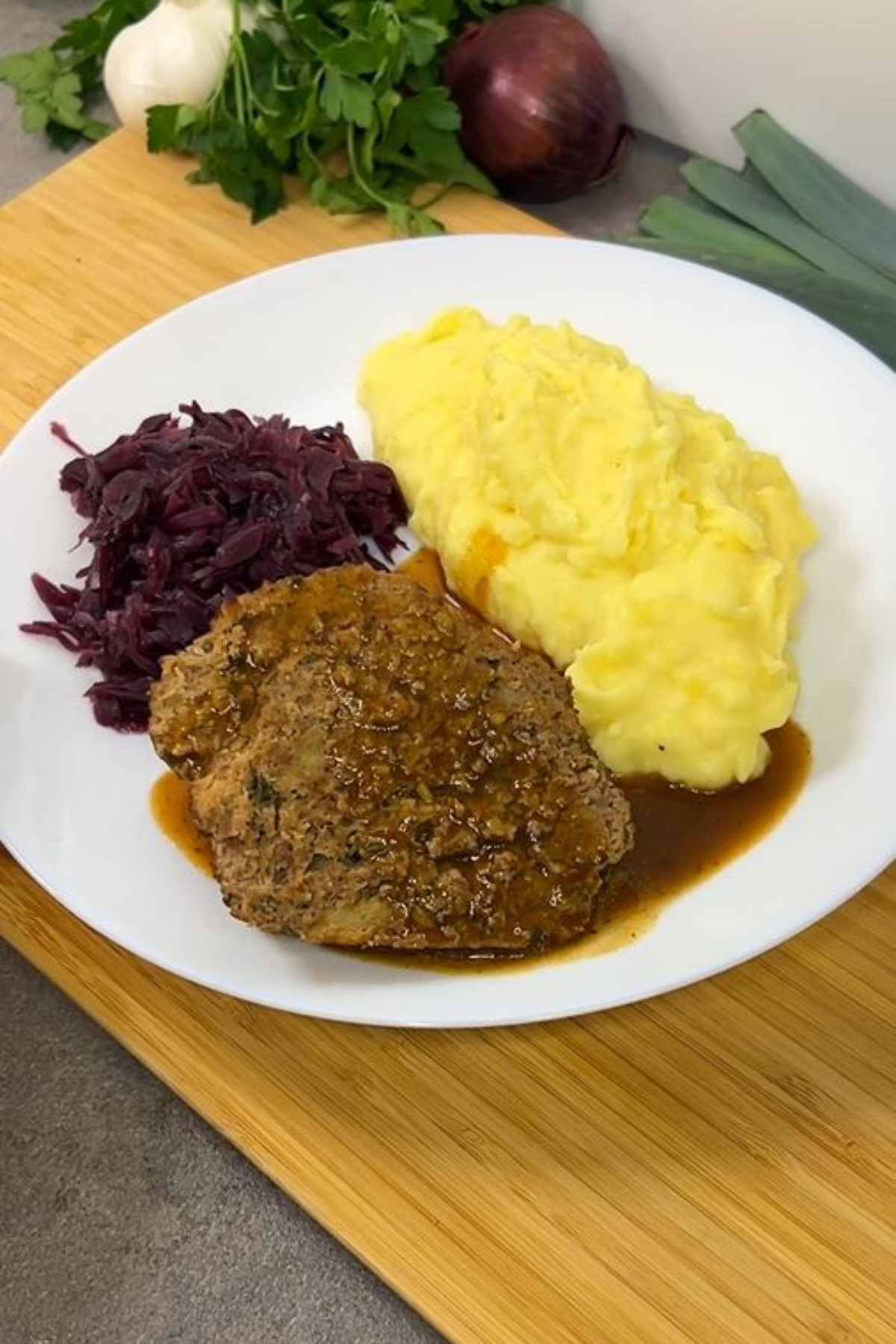 Saftiger Hackbraten