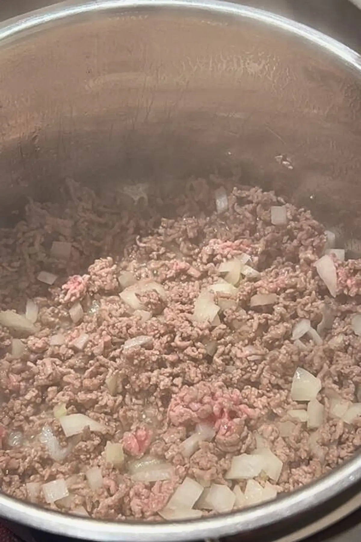 Lauchsuppe mit Hackfleisch