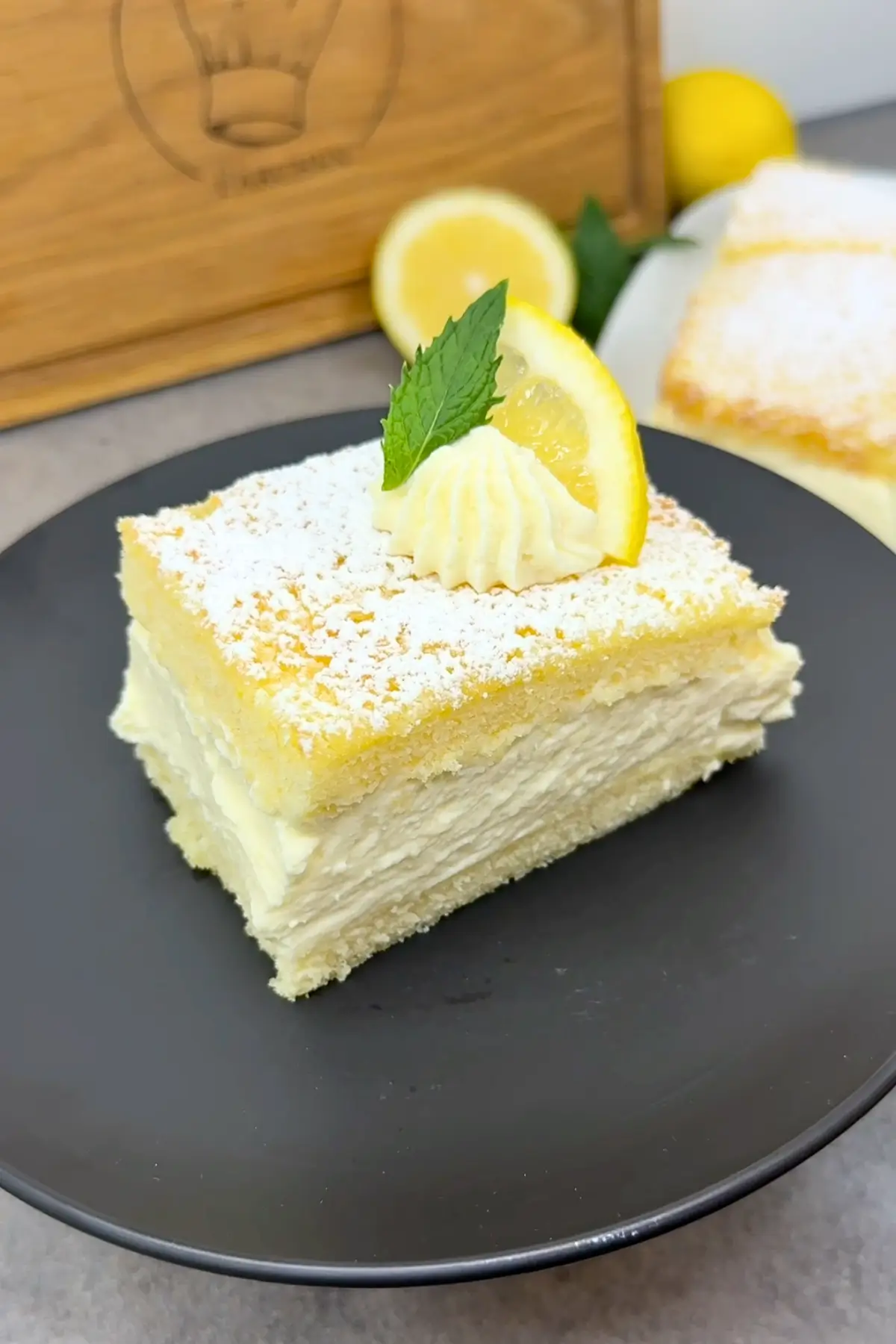 Zitronen Mascarpone Schnitte
