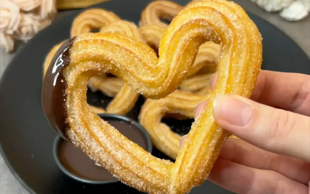 Super leckere Churro-Herzen