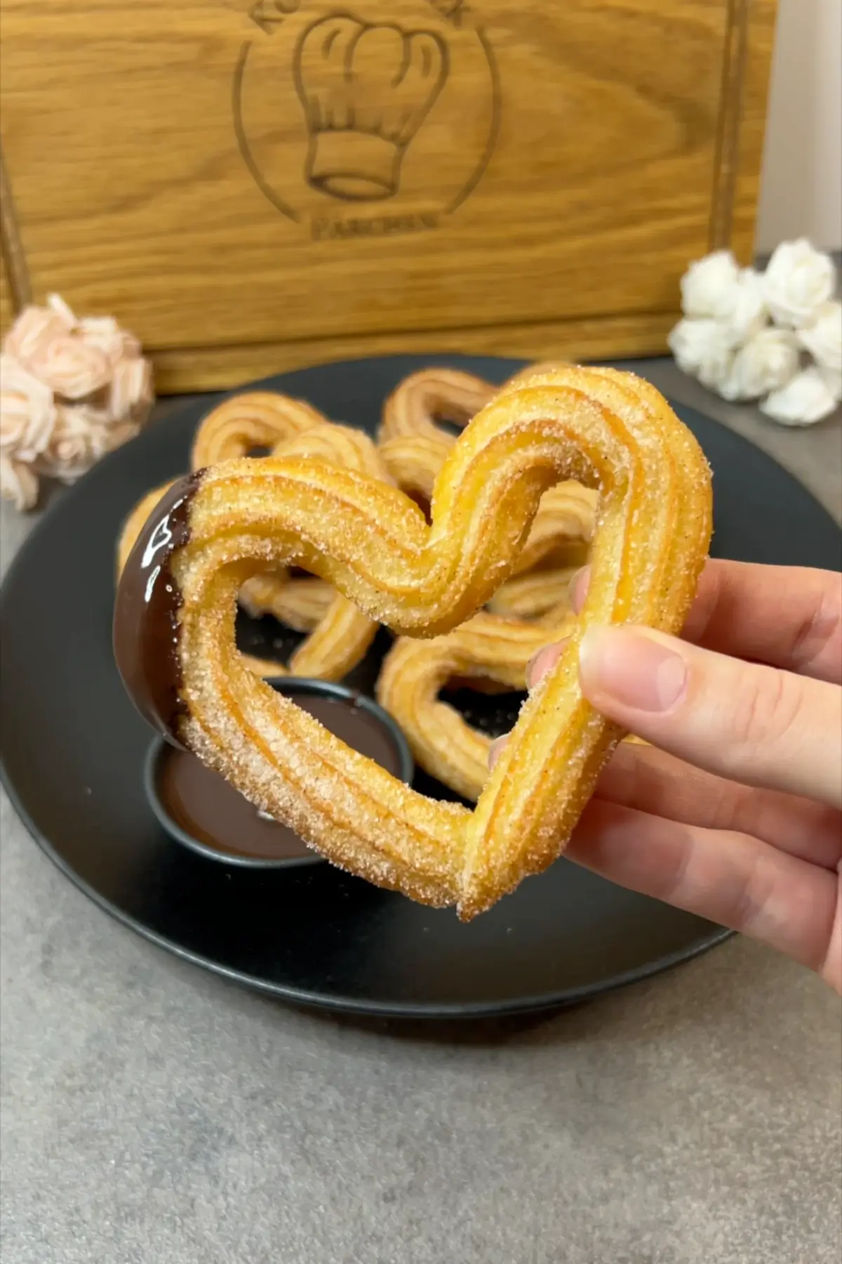 Super leckere Churro-Herzen