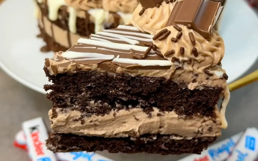 Super leckere Kinderriegel Torte