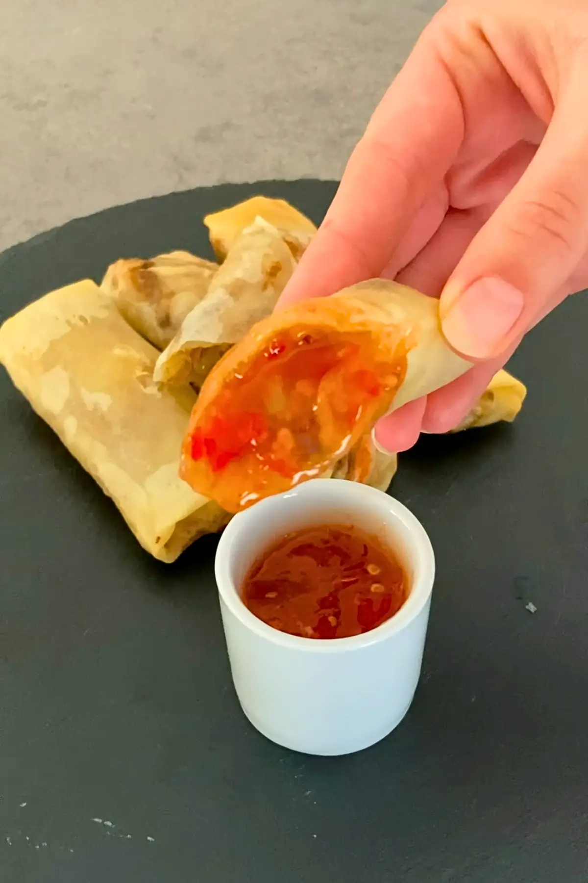 Asiatische Fr&uuml;hlingsrollen mit Gem&uuml;se