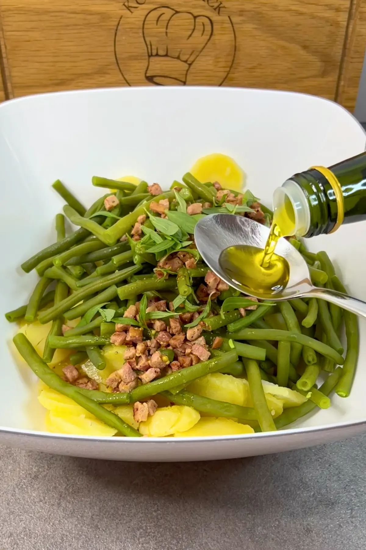 Rezept Kartoffel Bohnensalat