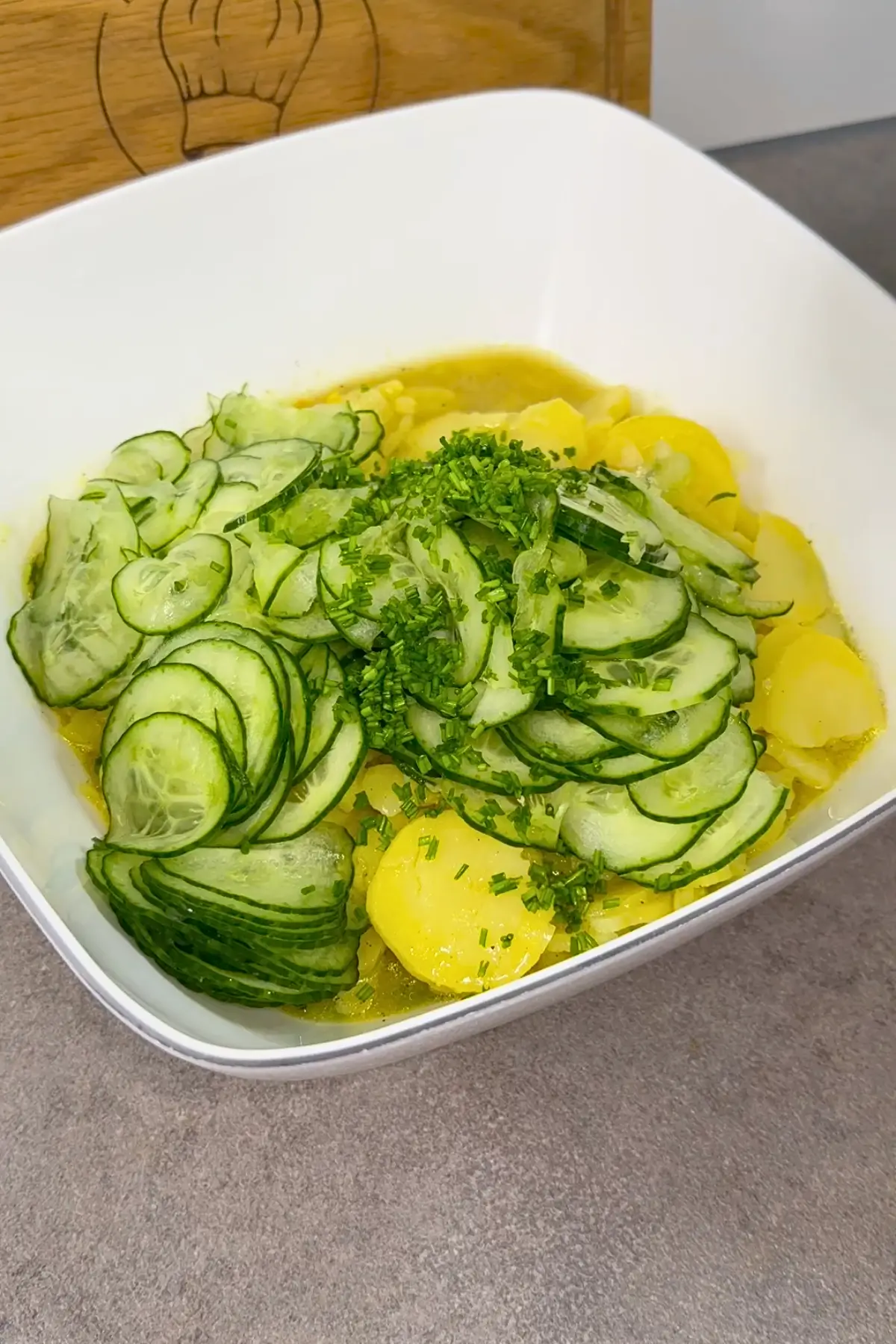 Kartoffel-Gurken-Salat Rezept