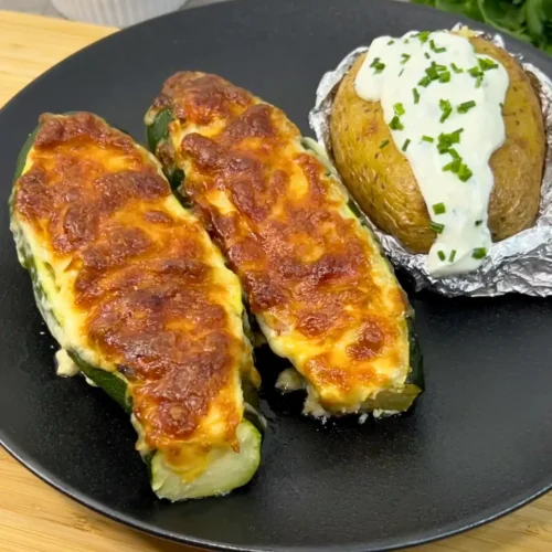 gefüllte Zucchini
