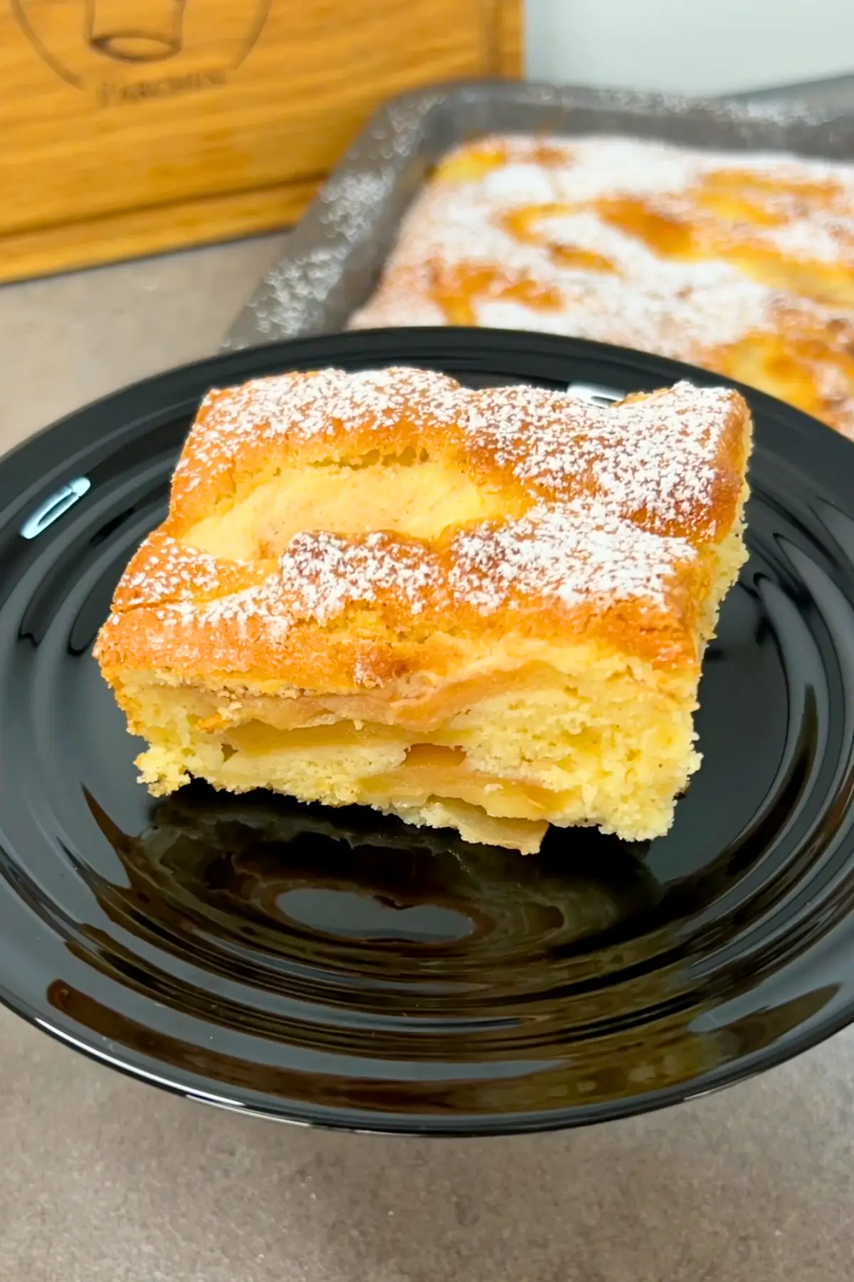 Apfelkuchen vom Blech einfach