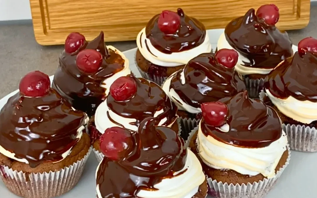 Schwarzwälder Kirsch Muffins